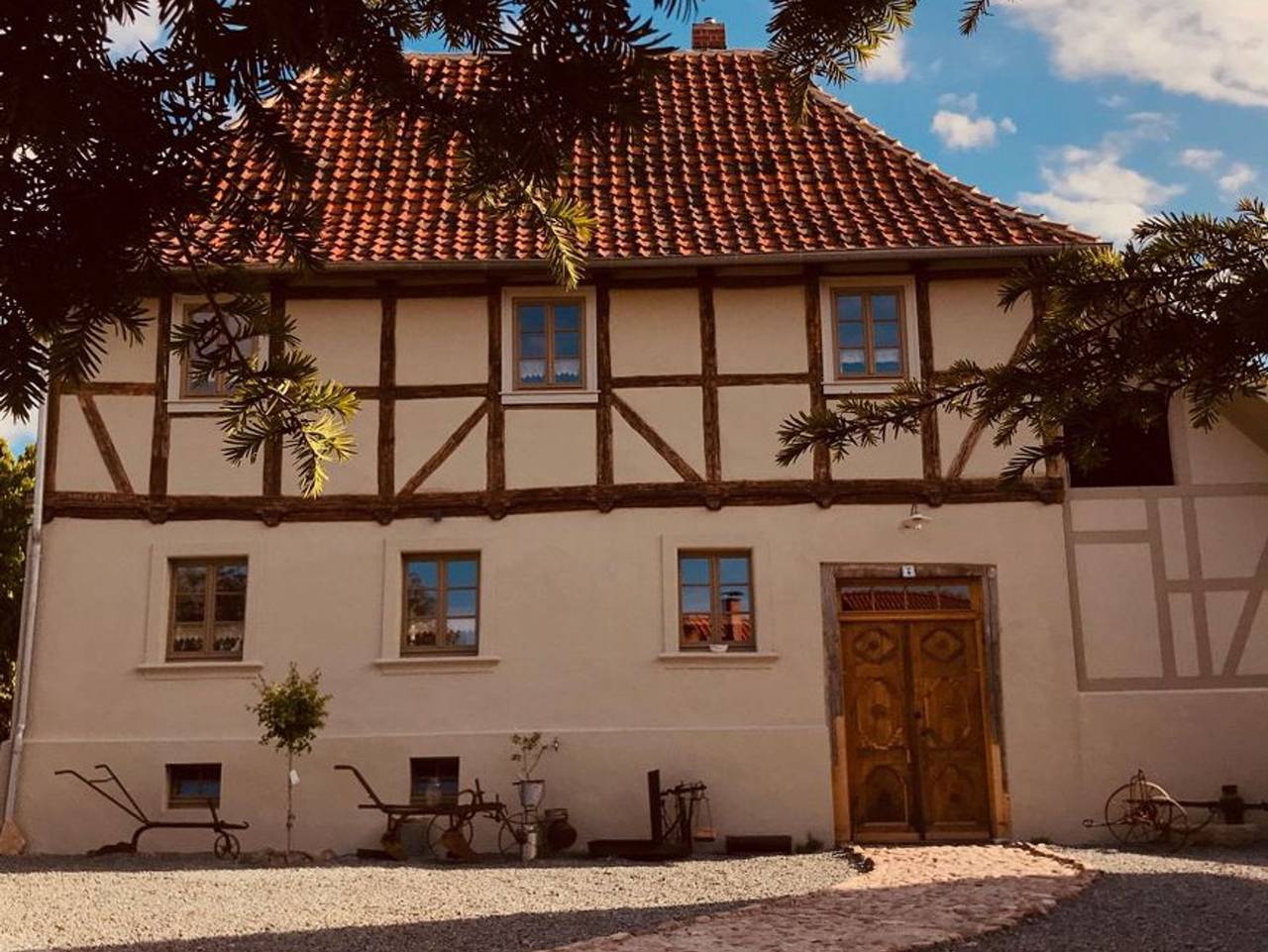 Ferienhaus Gänsetrappe - Ferienhaus Gänsetrappe in Ballenstedt, Harzvorland