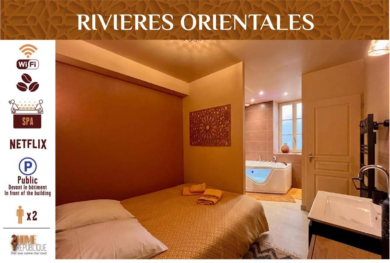 Appartement entier, Les Rivières O'rientales Homerepublique à Cravant avec Jacuzzi in Deux Rivières, Région d'Auxerre