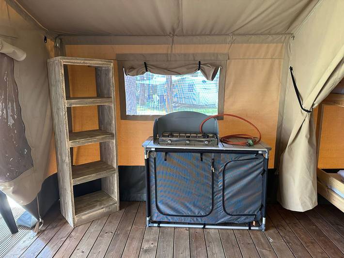 Camping für 4 Personen, mit Balkon/Terrasse und Terrasse in Flandern - 4