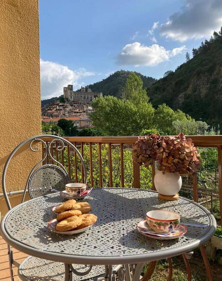 Appartement de vacances pour 4 personnes, avec Balcon ainsi que Terrasse et Vue