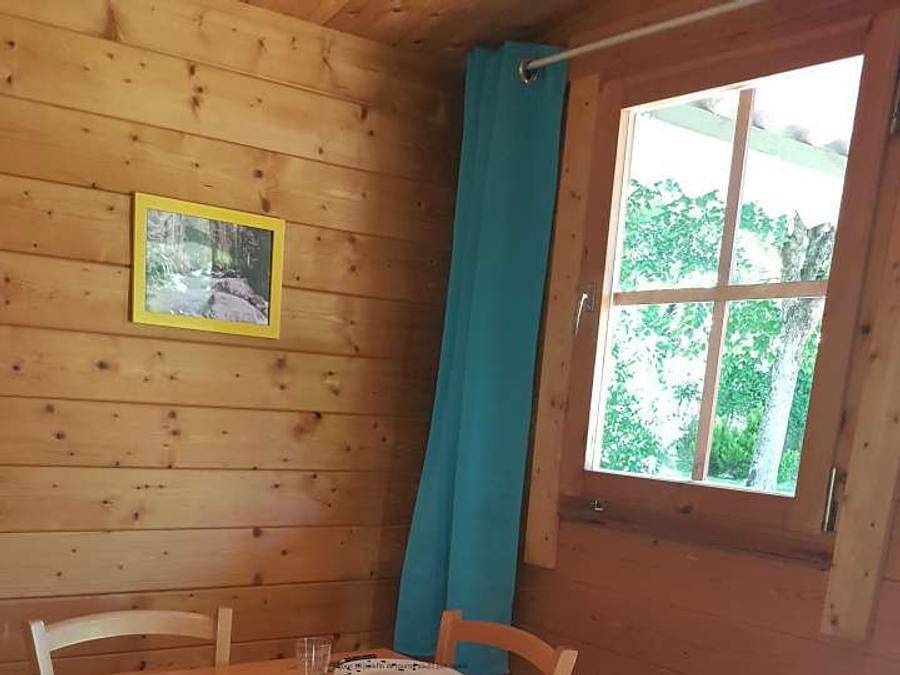 Camping La Ribière - Chalet 4 personas - Chalet 24 m² con instalaciones sanitarias in Annot, Región de Castellane