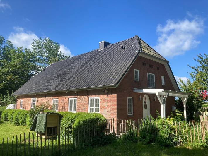 Ferienhaus für 4 Personen, mit Garten und Sauna in der Husumer Bucht