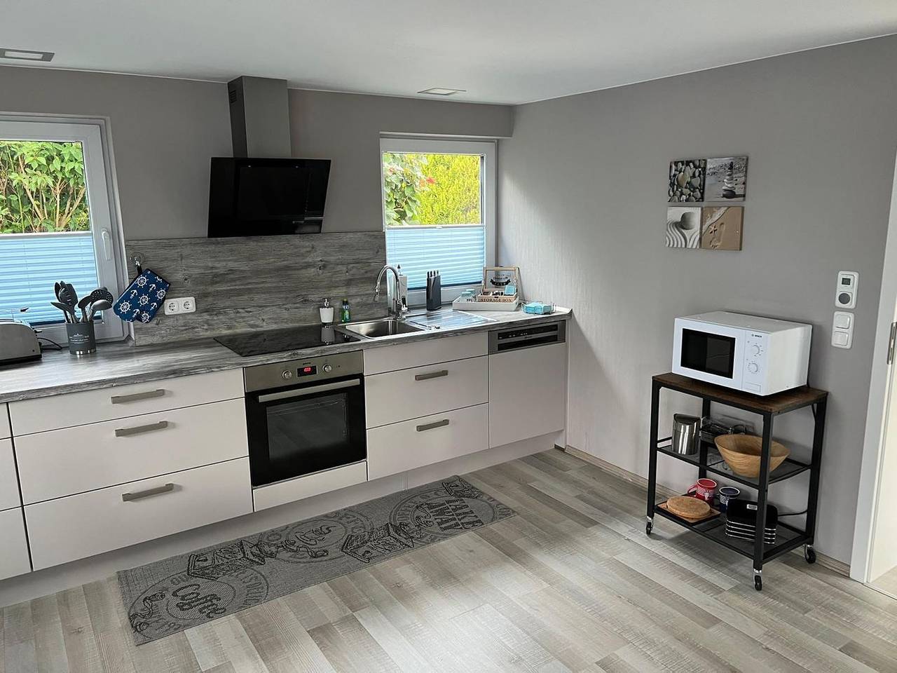 Modern holiday home Savannah-Blue with terrace and enclosed garden in Börgerende in Börgerende, Börgerende-Rethwisch