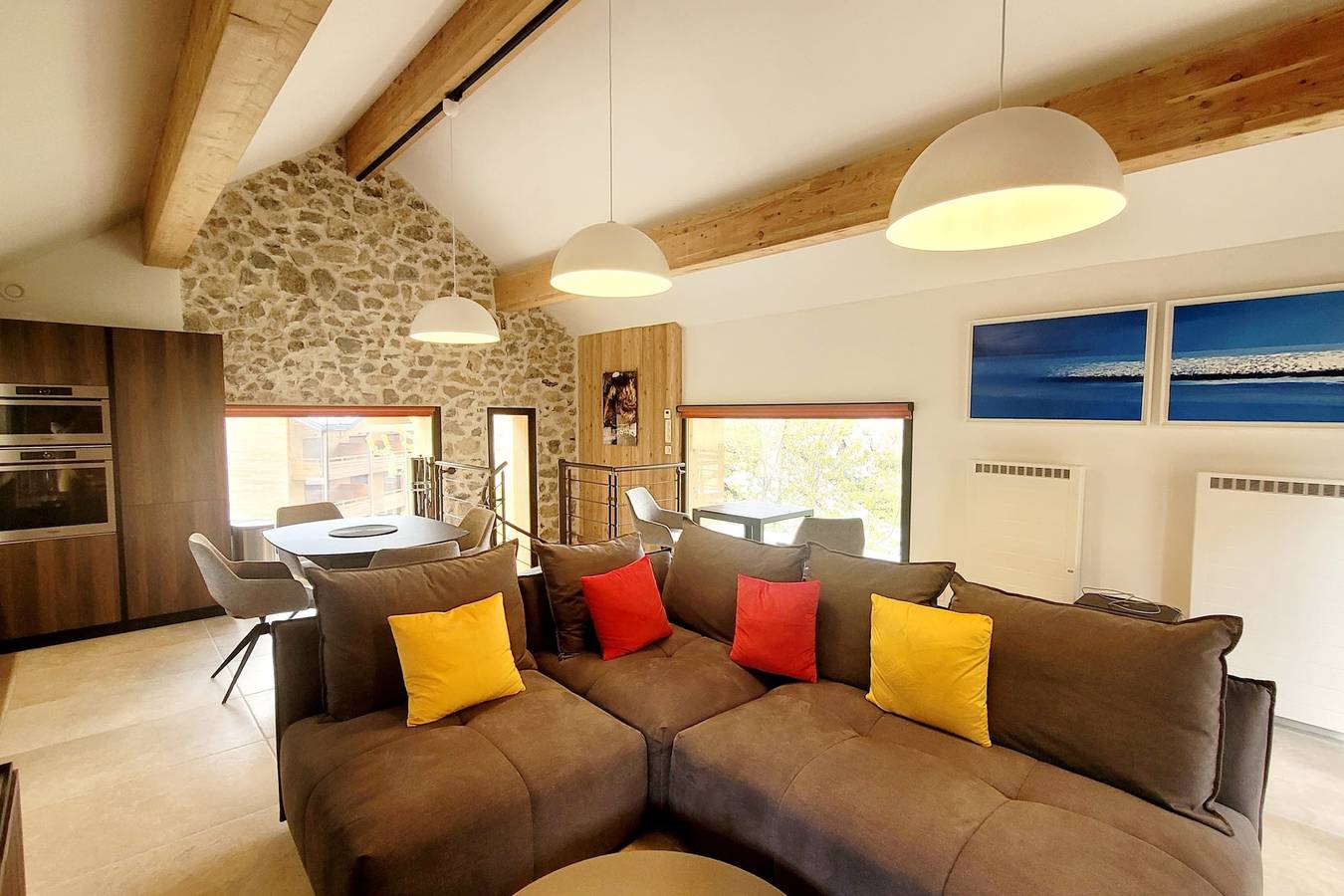 Beautiful renovated chalet at the foot of the Roubion slopes in Roubion, Nizza Region