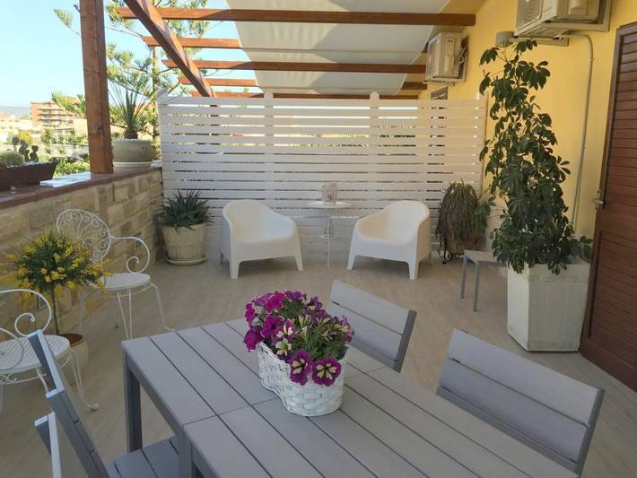 B&b per 2 persone, con Balcone e Terrazza nonché Giardino e Panorama a Villaggio Mosè