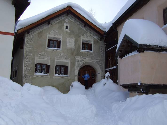 Ganze Ferienwohnung, Ferienhaus Casa 61 - Ferienhaus für 2-6 Personen in Guarda Staziun, Guarda