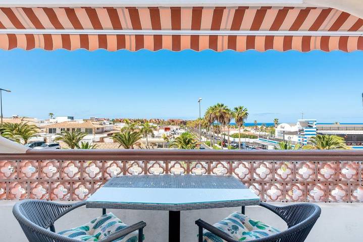 Vakantieappartement voor 4 personen, met uitzicht en balkon in Palm-Mar