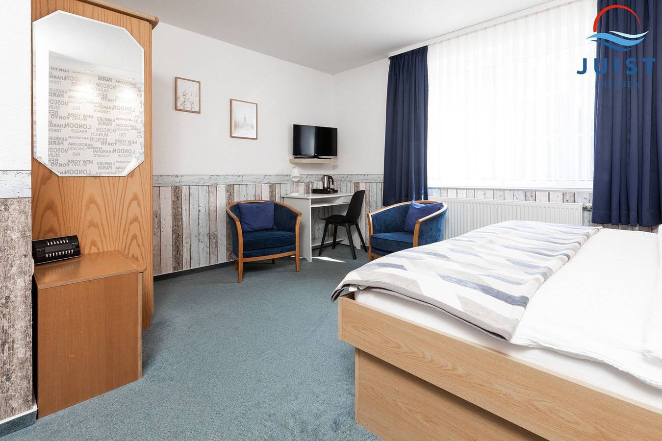 Entspannter Urlaub auf Juist: Gemütliches Zimmer nur 290 m vom Strand!