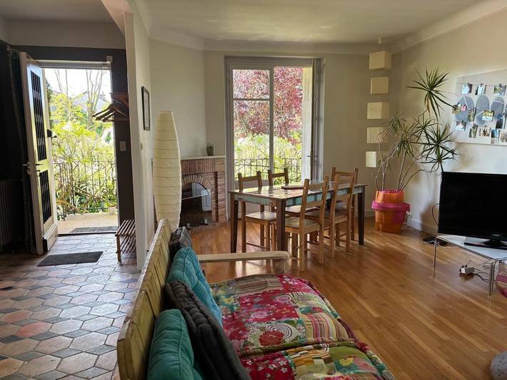 Appartement de vacances pour 5 personnes, avec Balcon ainsi que Terrasse et Jardin