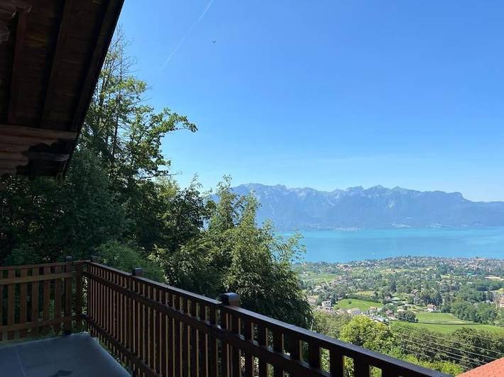 Gîte pour 6 personnes, avec jardin ainsi que vue et vue sur le lac à Blonay - 3