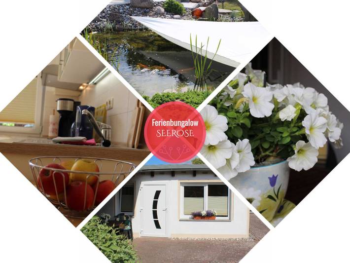 Bungalow für 3 Personen, mit Terrasse und Garten
