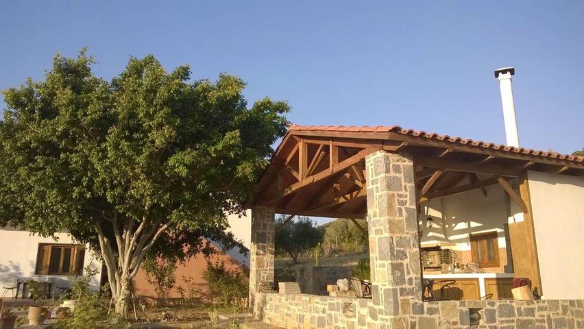 Ferienhaus für 4 Personen, mit Garten und Ausblick, mit Haustier in Agios Nikolaos