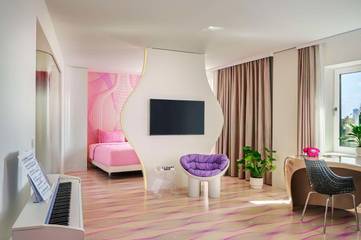 Hotel für 2 Personen, mit Sauna und Terrasse in Berliner Mauer