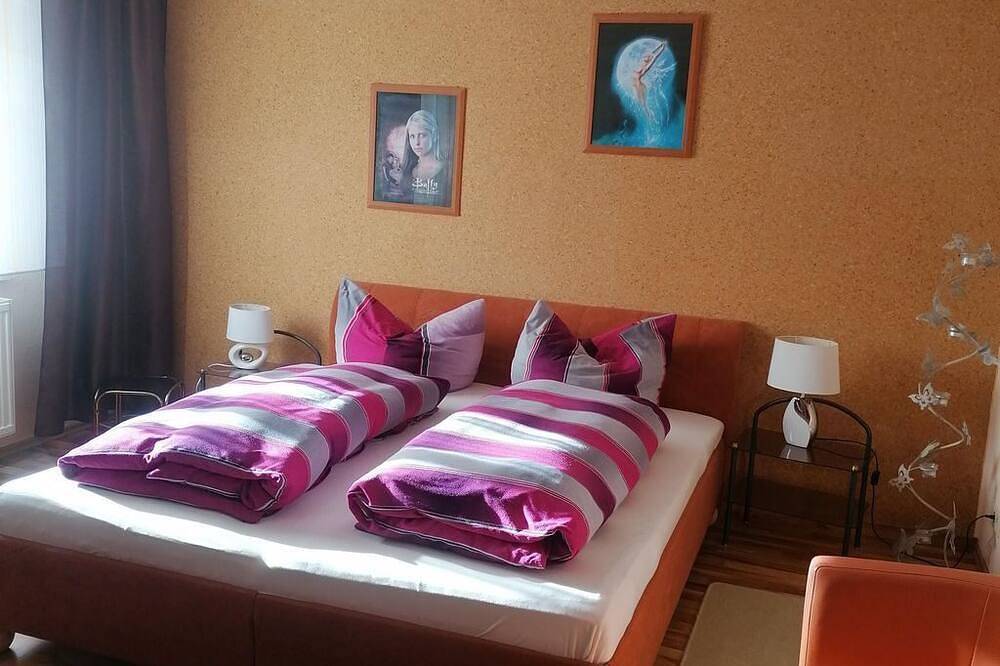 Ganze Wohnung, Fewo Dg, Dusche, Wc, Wohn-/Schlafraum - Ferienwohnungen Hochmuth in Plauen, Chemnitz und Umgebung