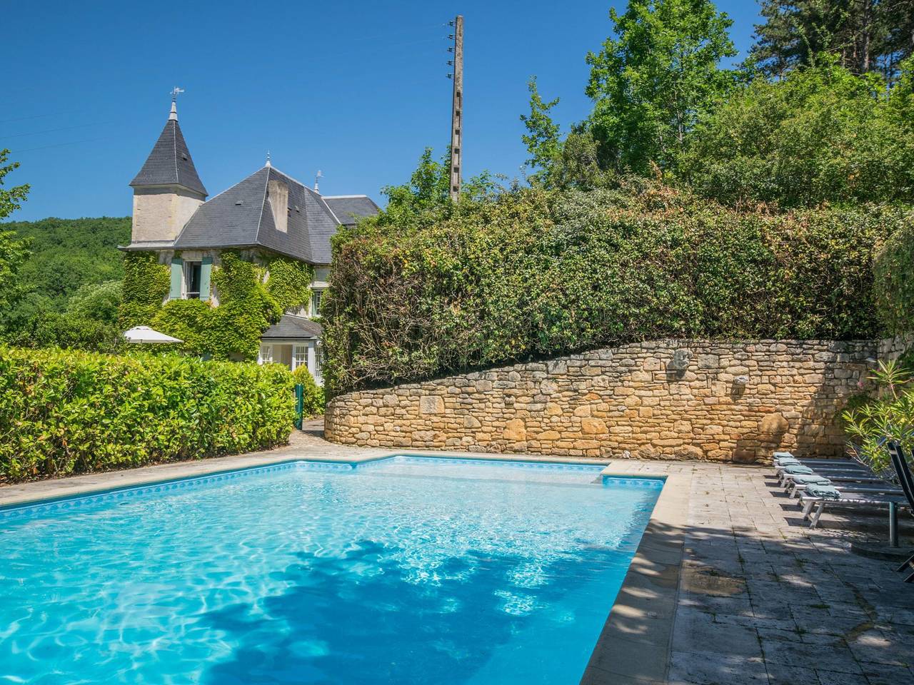 Maison de campagne avec vue et piscine in Duravel, Quercy