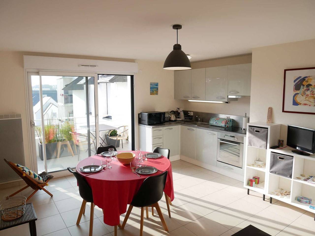 Apartamento entero, Apartamento acogedor en Étel - 44 m², Wifi, Se admiten mascotas, Parking privado in Étel, Côte des Mégalithes