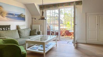 Hütte für 2 Personen, mit Balkon auf Sylt