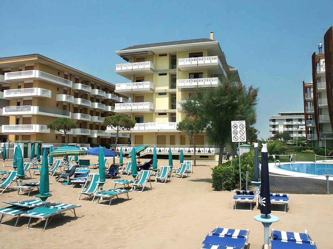 Gehele studio, Studio direkt aan het strand  in Lido di Jesolo, Jesolo