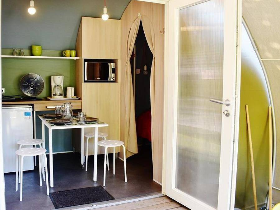 Camping Le Haras - Einzigartig 4 personen - Coco Sweet 2 Zimmer in La Côte Vermeille, Palau-del-Vidre