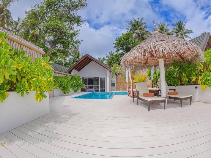 Station pour 3 personnes, avec vue et jardin dans Maldives - 4