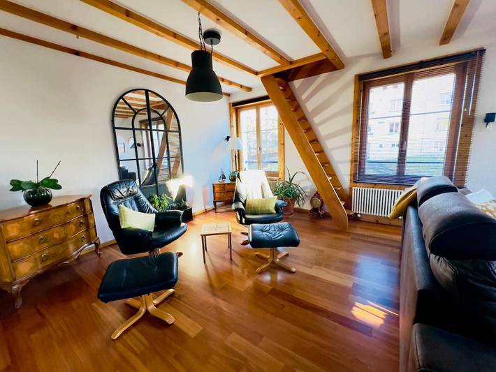 Appartement de vacances pour 4 personnes, avec jardin