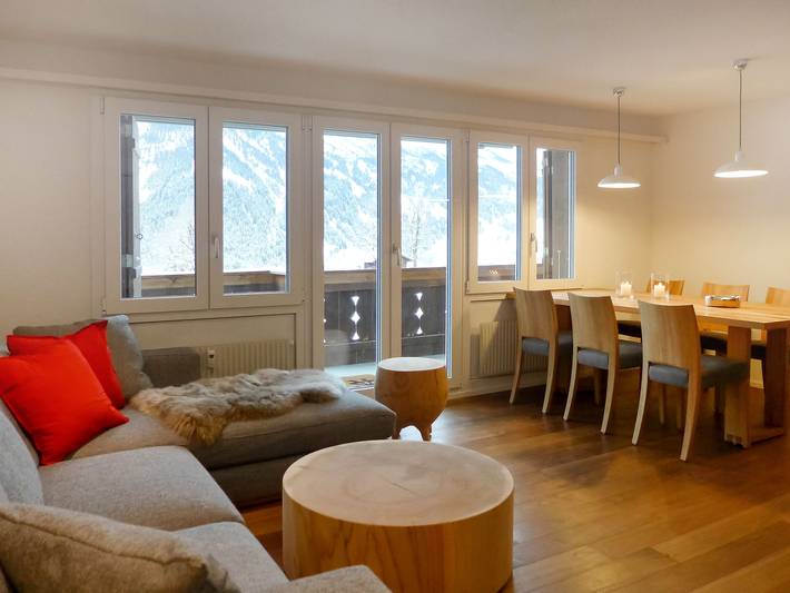Chalet pour 6 personnes, avec balcon à Grindelwald - 3