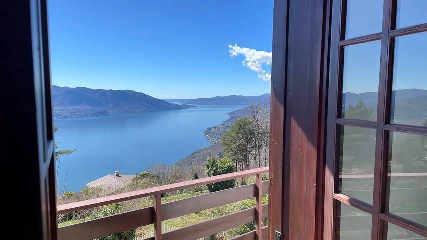 Villa für 5 Personen, mit Balkon und Garten am Lago Maggiore