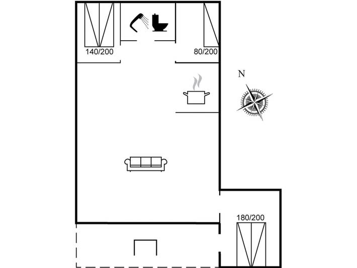 Ferienhaus für 4 Personen, mit Terrasse in Fyns Hoved - 2