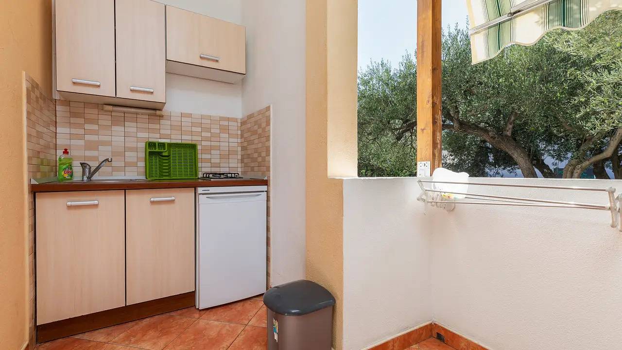 Gehele studio, Studio für 3 Personen (21 m²) in Tucepi in Tučepi, Makarska Riviera