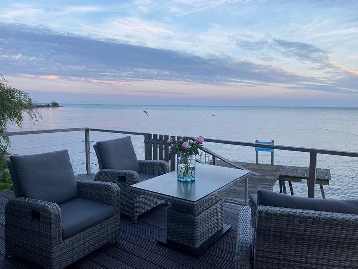 Ferienhaus für 4 Personen, mit Terrasse und Ausblick am Markermeer