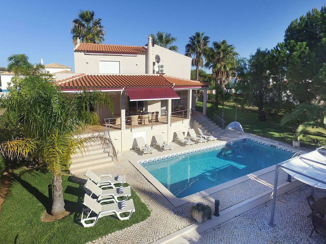 Luxury Vilamoura Villa | 4 Bedrooms | Villa Das Searas| Great Private Pool Area | Gardens & Ac in Quarteira, Faro District