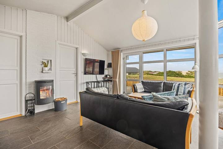 Ferienhaus mit Meerblick für 5 Personen, mit Ausblick und Balkon/Terrasse sowie Sauna, mit Haustier in Henne Strand - 4