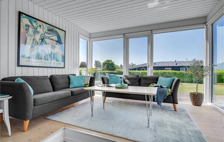 Ferienhaus für 4 Personen mit Terrasse in Egsmark Strand, Süddjursland