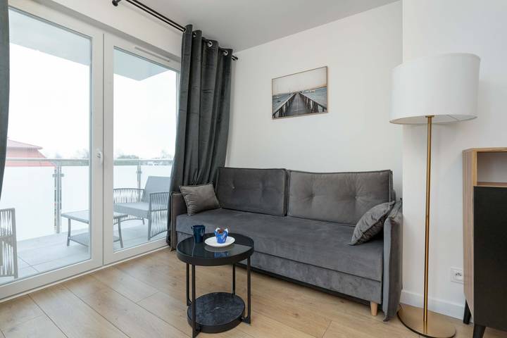 Apartament wakacyjny dla 6 osób, z ogród, Dla rodziny w Jastrzębia Góra