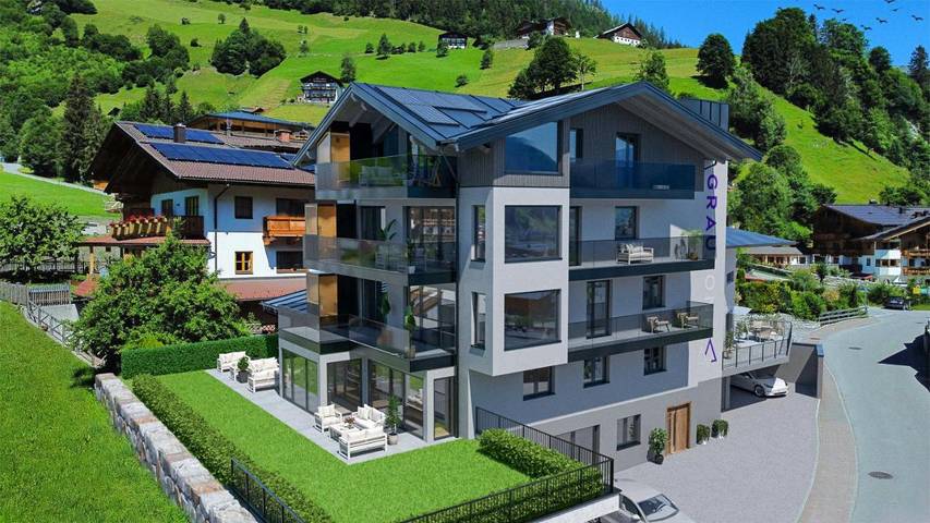 BnB für 6 Personen, mit Ausblick und Balkon sowie Sauna in Großarl