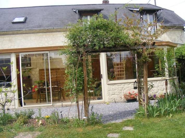 Gîte pour 7 personnes, avec piscine ainsi que vue et jardin à La Malmaison