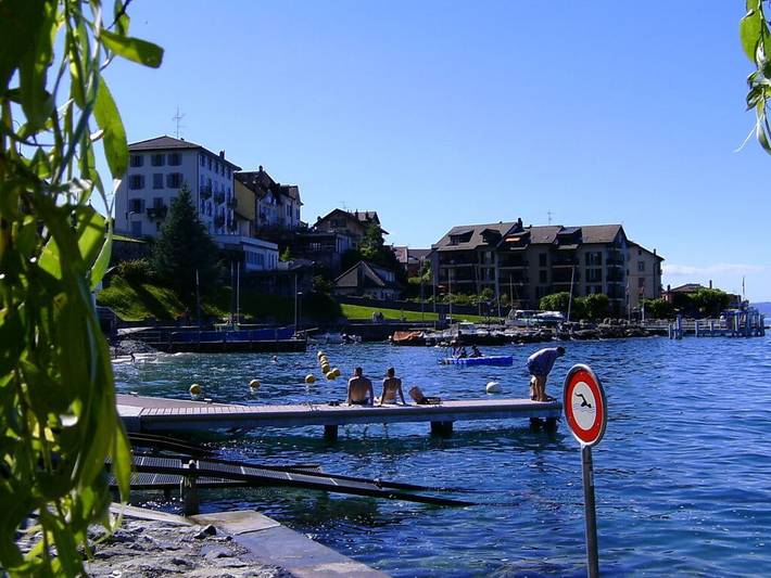 Apartamento vacacional de 1 dormitorio. in St-Gingolph, Saint-Gingolph