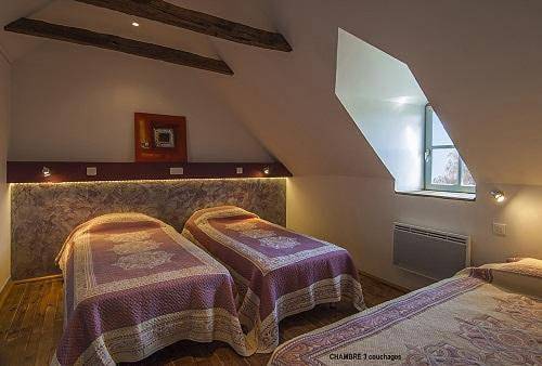 Double Room with Terrace in Laissac, Aveyron