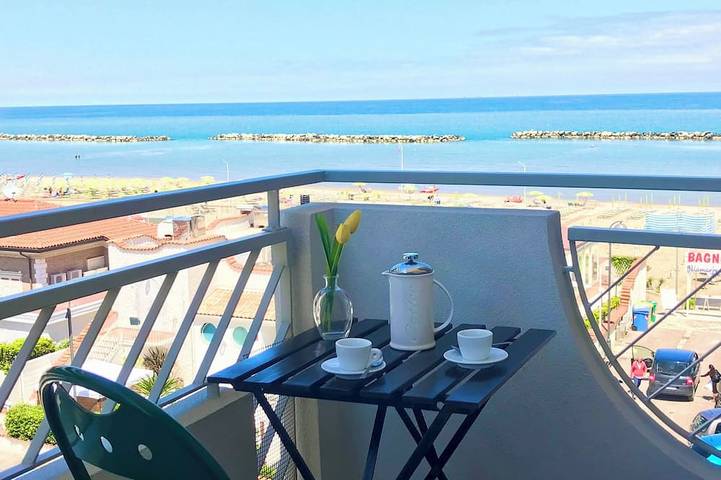 Gîte pour 6 personnes, avec balcon, animaux acceptés dans Bellaria-Igea Marina