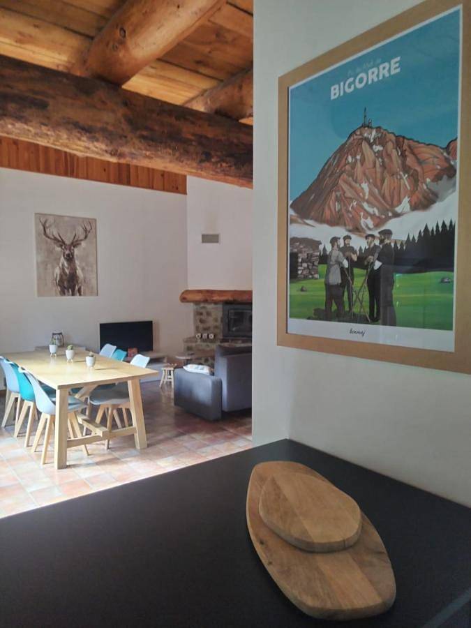 Location de vacances pour 8 personnes, avec jardin et vue à Bordères-Louron - 2