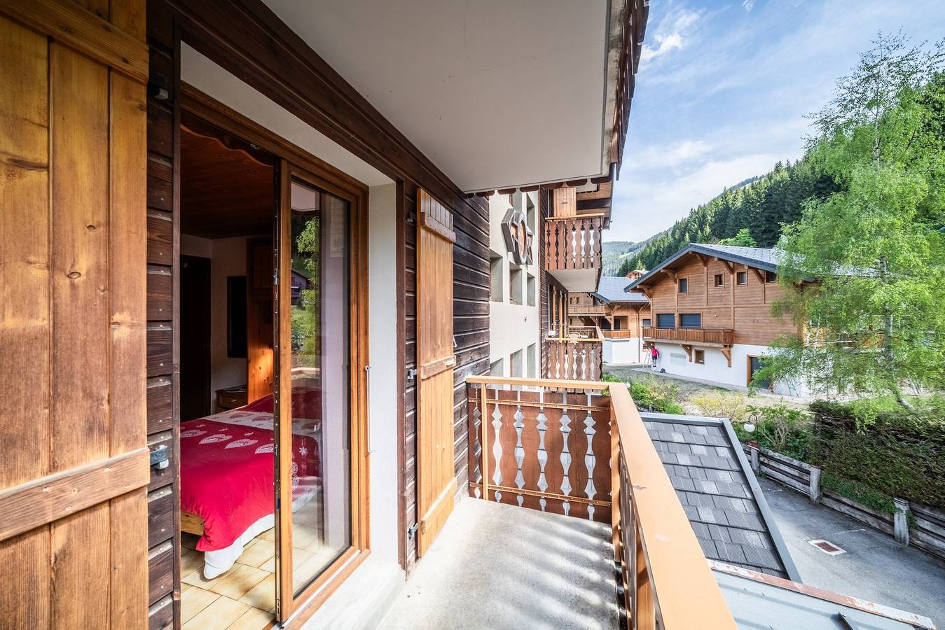 Studio 'Le Cabri - 2 Pers' avec vue sur les montagnes, balcon et Wi-Fi in Chatel, Les Portes du Soleil