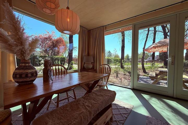 Chalet für 4 Personen, mit Garten und Sauna sowie Terrasse, mit Haustier
