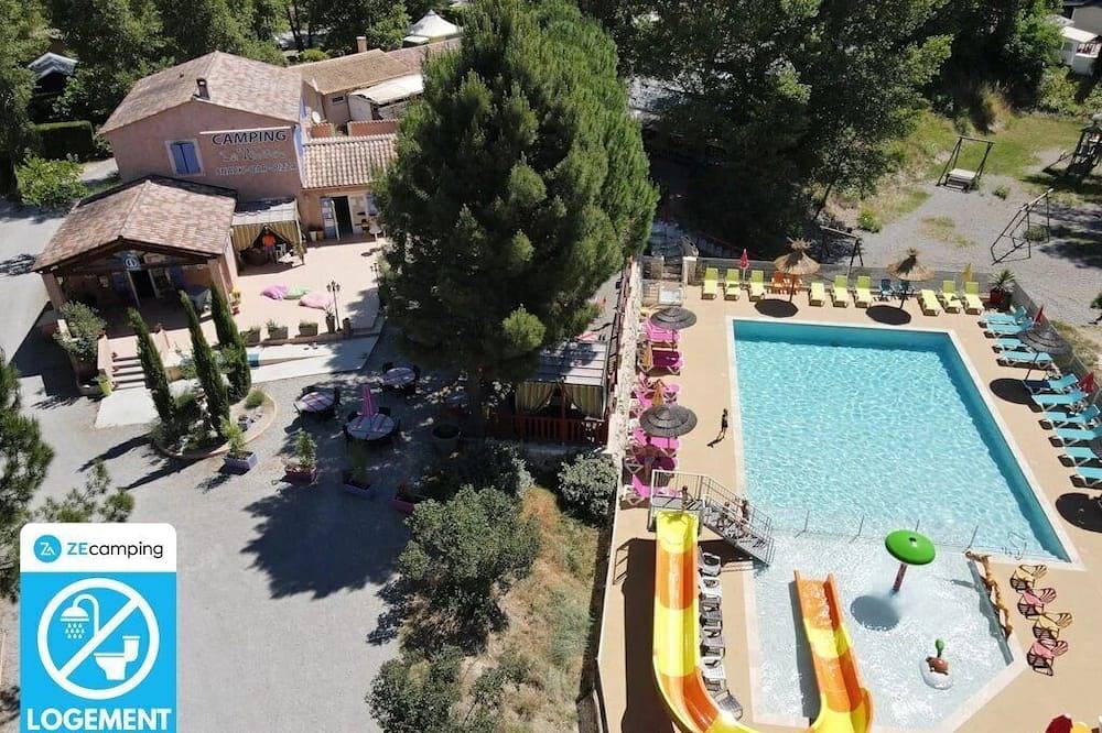 Zecamping 3 étoiles espace aquatique animaux acceptés animations locatif 21m2 in Saint-Maime, Regionaler Naturpark Luberon