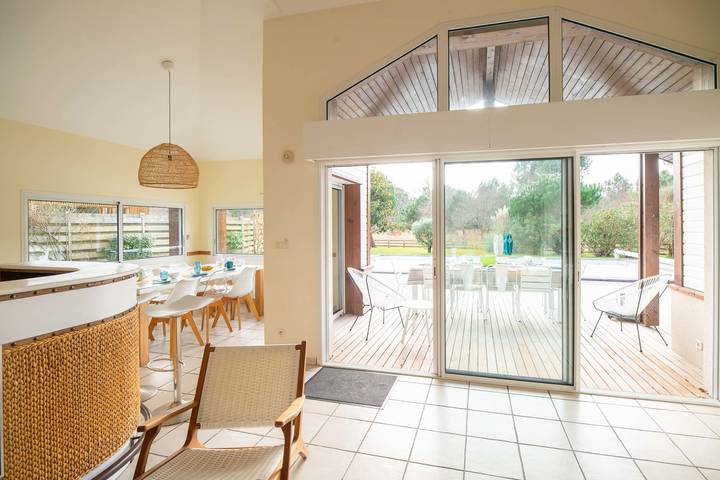Casa de vacaciones para 10 personas con piscina in Moliets-et-Maa, Côte d’Argent
