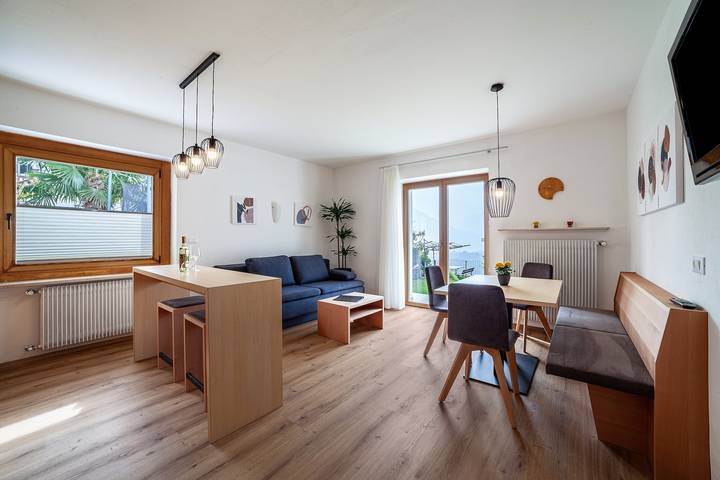 Ferienwohnung für 5 Personen, mit Garten und Sauna