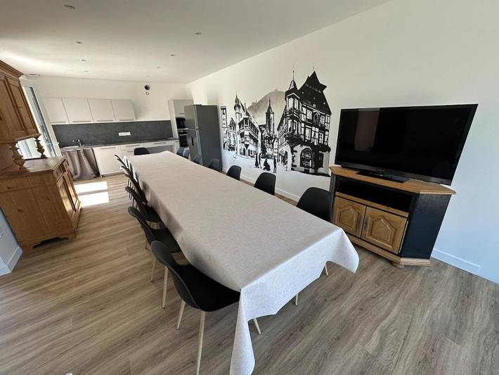 Location de vacances pour 15 personnes, avec terrasse et vue, adapté aux familles à Ingersheim - 3