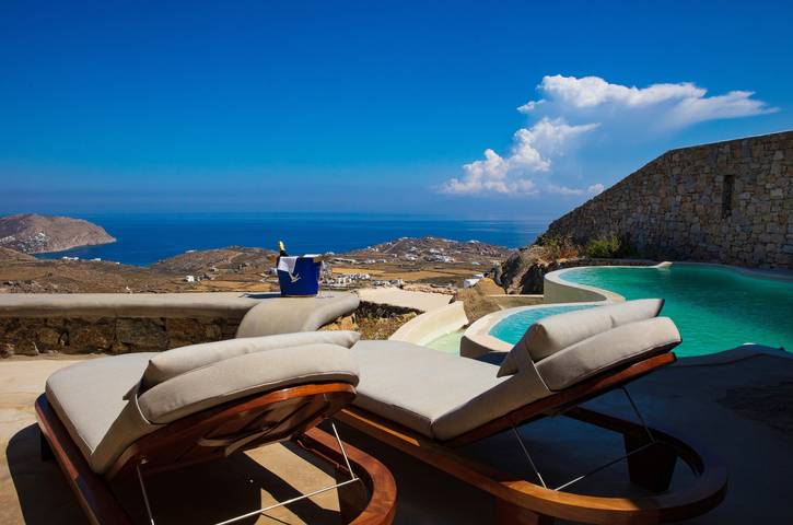 Ferienhaus für 3 Personen, mit Kinderpool und Whirlpool sowie Garten auf Mykonos - 2