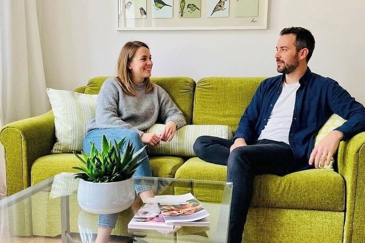 Ferienwohnung für 2 Personen, mit Balkon und Garten, mit Haustier