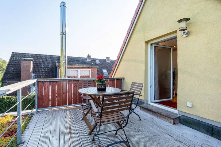 Ferienwohnung für 4 Personen, mit Balkon an der Kieler Bucht