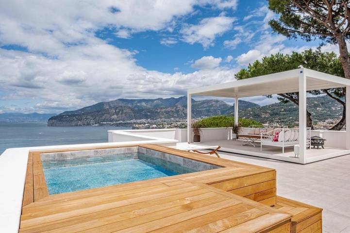 Willa dla 2 osób, z ogród i widok w Sorrento